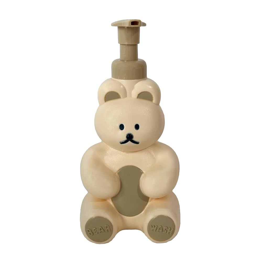 Amazon.com: Kids Soap Dispenser, Cartoon Bear Shaped Plastic